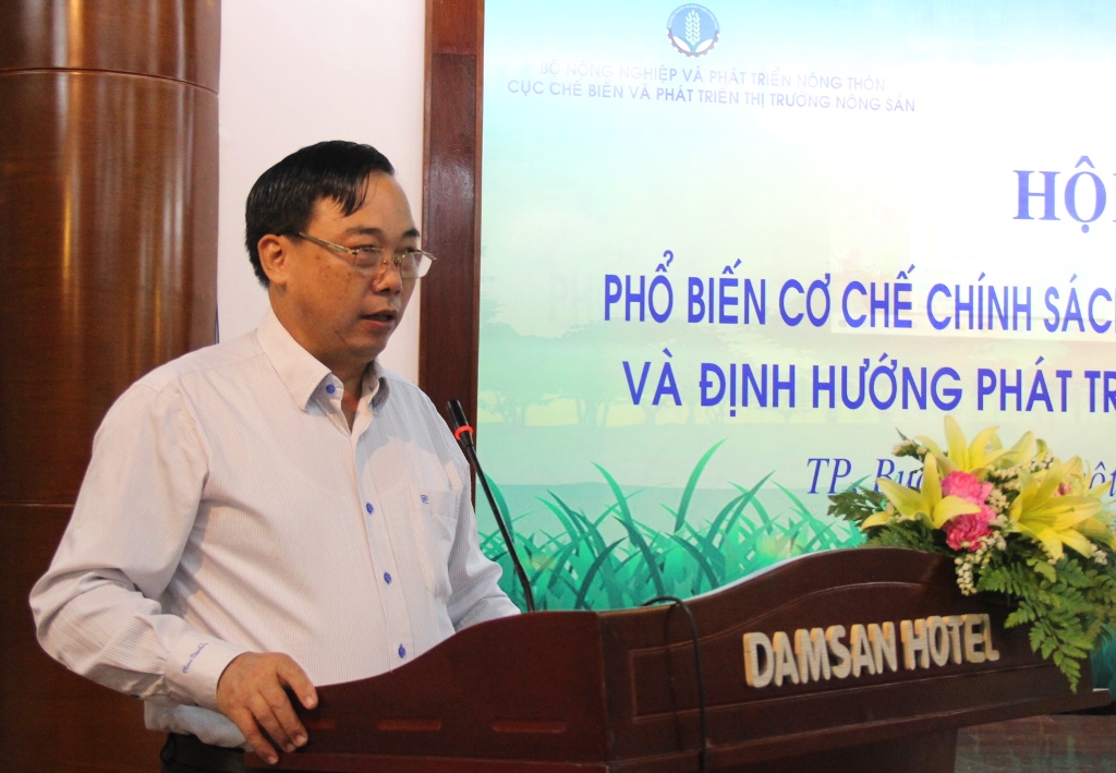 Phó Cục trưởng Cục CB&PTTTNS Phạm Văn Duy phát biểu khai mạc Hội nghị
